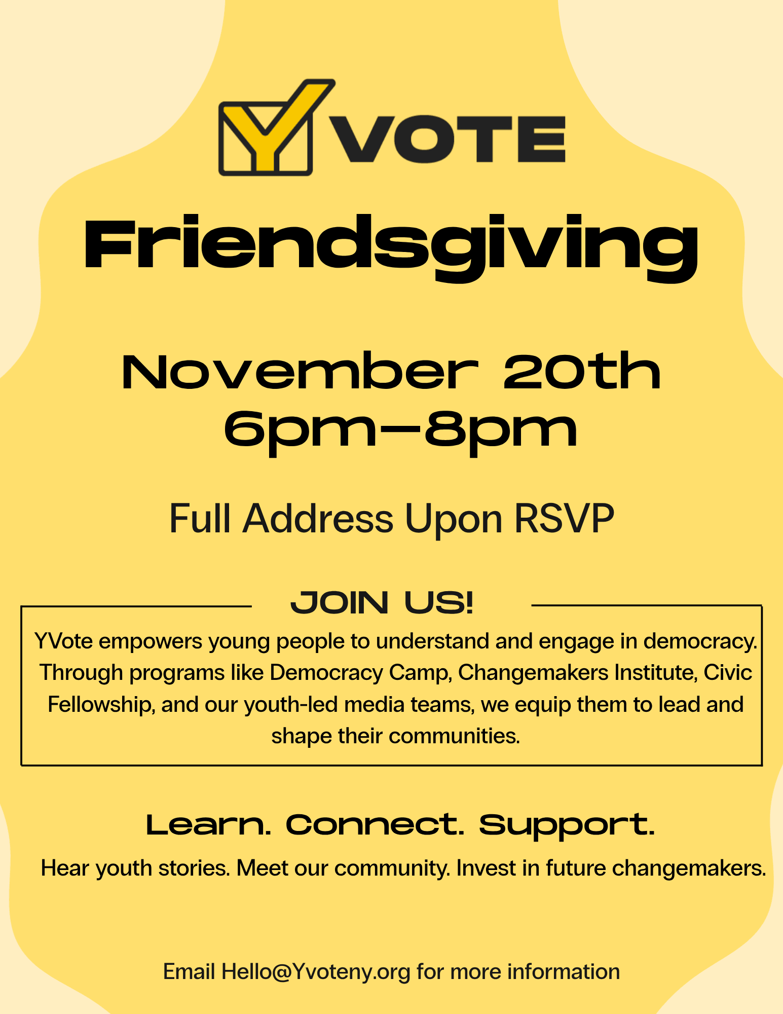 Thumbnail for YVote Friendsgiving post